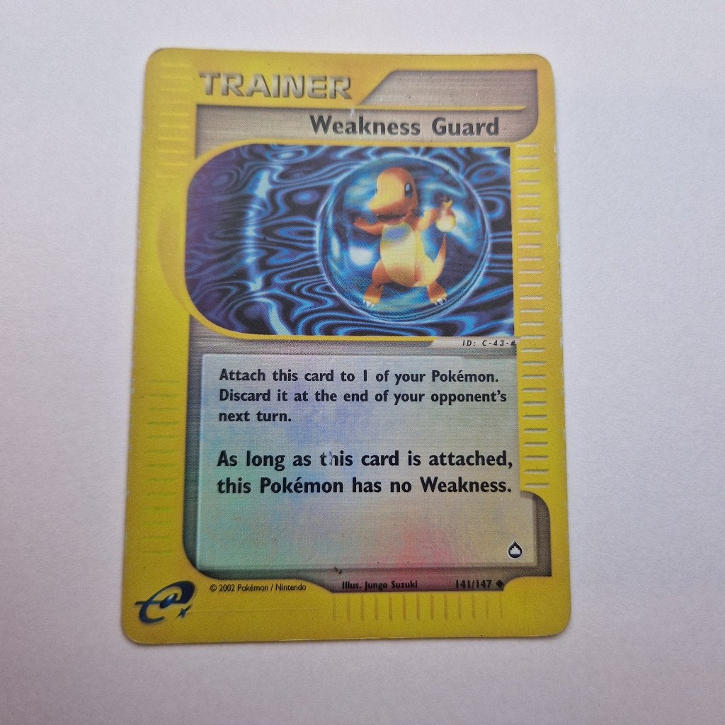 Weakness Guard (AQ 141) Aquapoli reverse Holo LP Pokemon, Ophalen, Gebruikt
