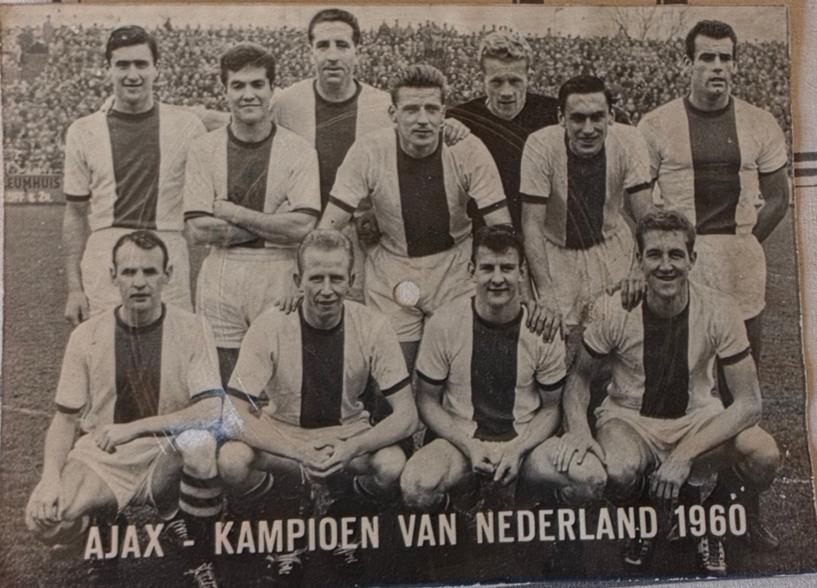 Zeldzame Flexidisc: Ajax Kampioen van Nederland 1960, Overige formaten, Ophalen of Verzenden, Overige typen, Gebruikt