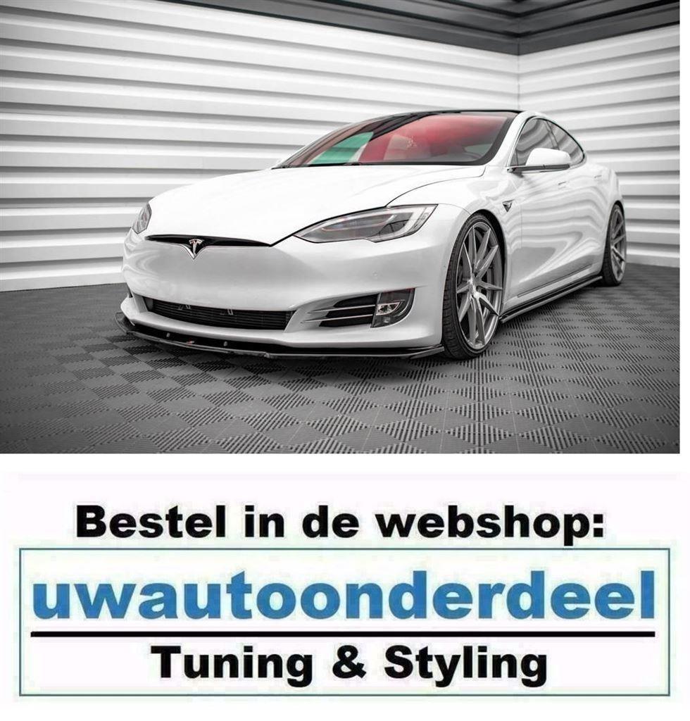 Maxton Spoiler Lip Splitter Voor Tesla Model S Facelift, Verzenden, Automotive Parts, A.parts@hotmail.nl, Trasmolenlaan 12 3447 GZ Woerden