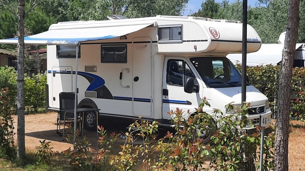 Huisje op wielen, Standaard zit, Koelkast, Fiat, Particulier