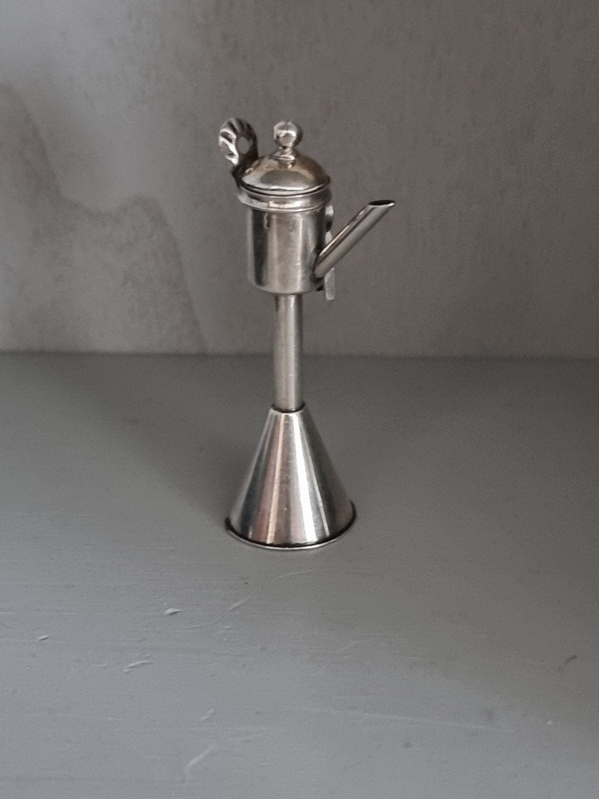 zilveren miniatuur, Ophalen of Verzenden