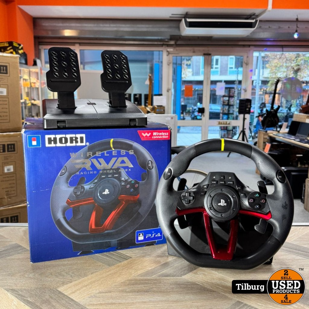 Hori Wireless RWA Racing Wheel Apex PS4 | In doos | Met gara, Flex Ltd., Gebruikt, https://flex.com/contact-us, Nobelstraat 10, 5807 GA Oostrum