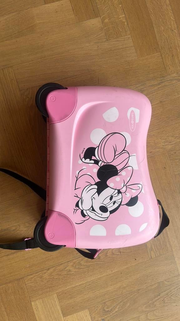 Samsonite koffertje stevig kind roze, Sieraden, Tassen en Uiterlijk, Koffers, Ophalen, Gebruikt, Hard kunststof, Minder dan 50 cm
