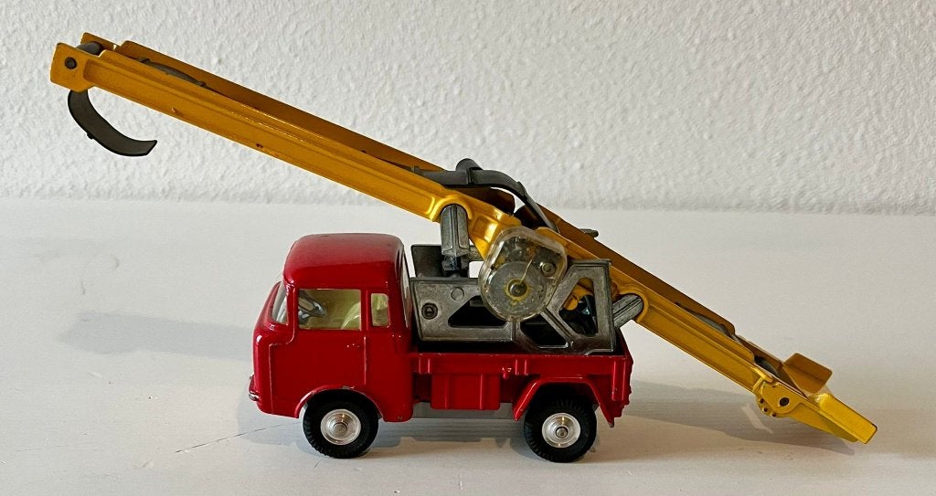 Corgi Forward Control FC-150 Jeep Tower Wagon + Box, Hobby en Vrije tijd, Modelauto's | 1:43, Ophalen of Verzenden, Gebruikt, Auto