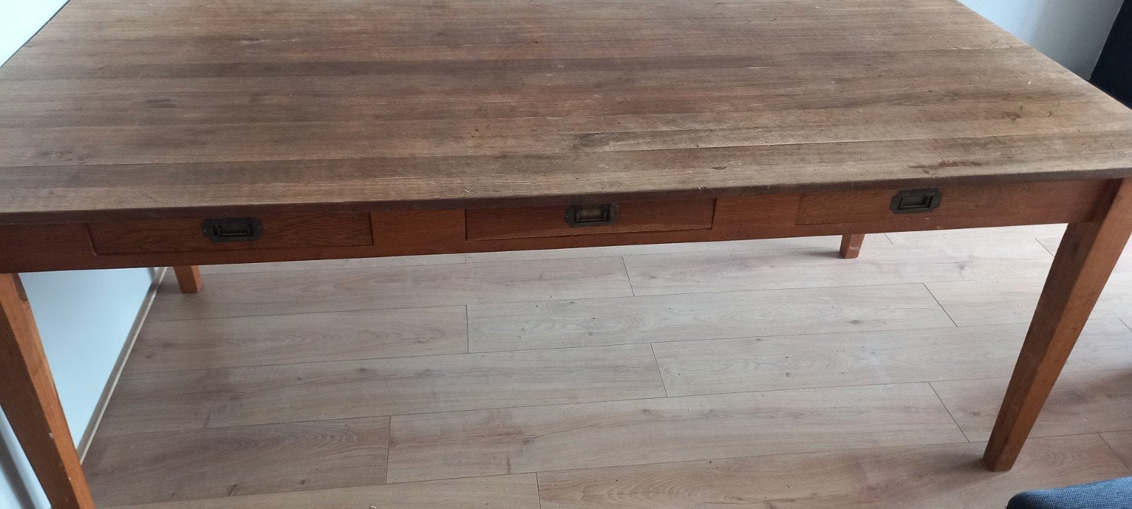 Eetkamer tafel, Ophalen, Gebruikt, 200 cm of meer, 50 tot 100 cm