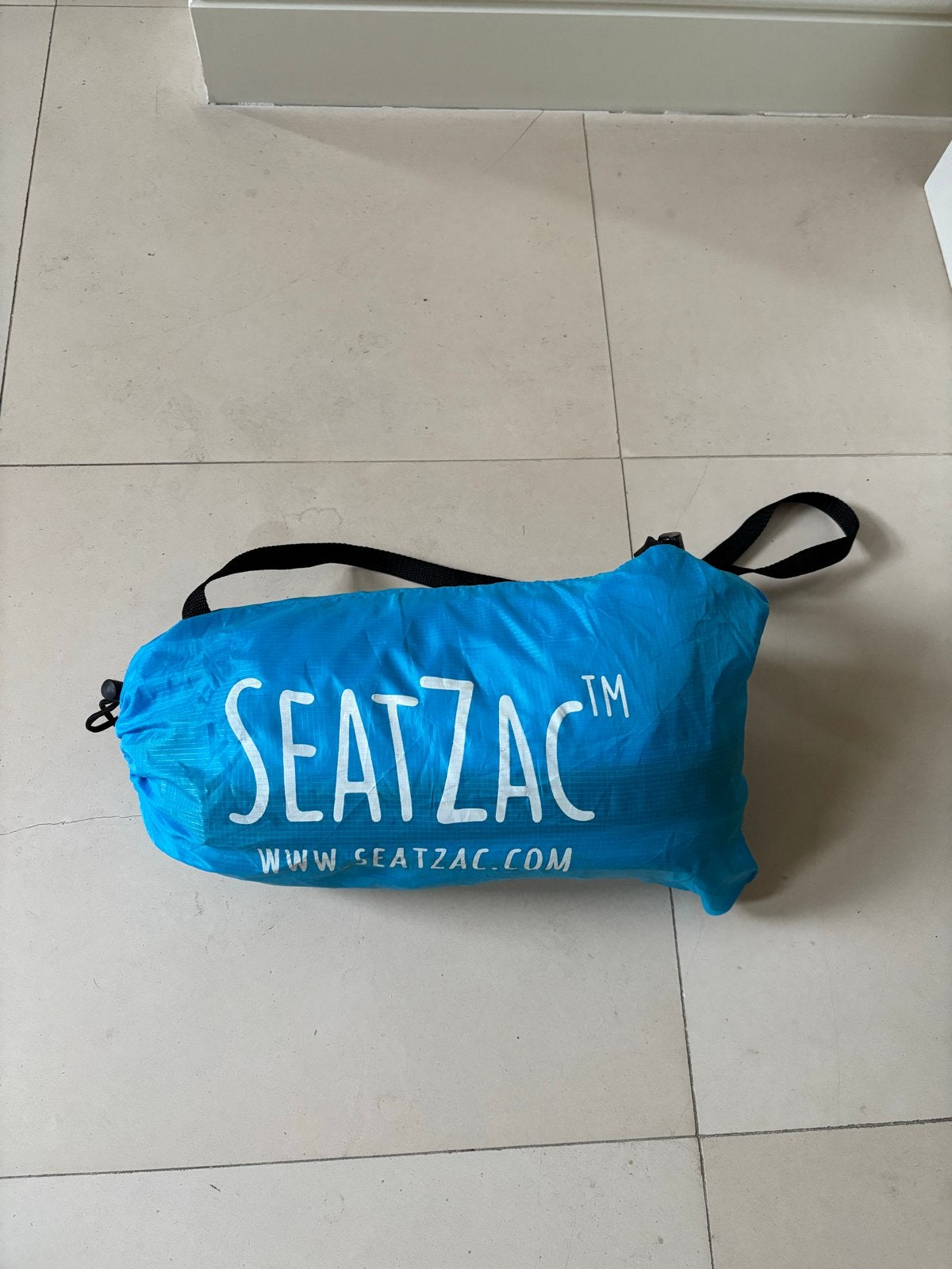 SeatZac Chill Bag Opblaasbare Loungestoel licht blauw!, Ophalen of Verzenden, Zo goed als nieuw