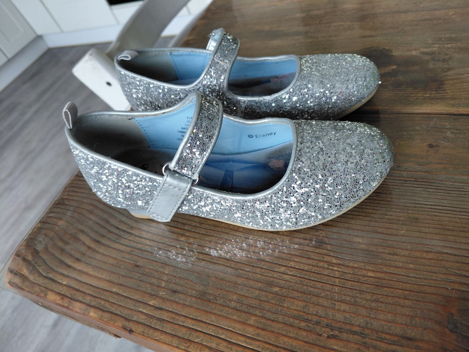 Glitter schoenen Elsa Frozen maat 30, Ophalen, Gebruikt, Meisje, Schoenen