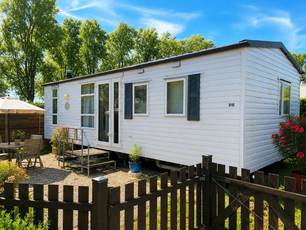Chalet (D15) in Sint Kruis (Zeeland); DIRECT beschikbaar, Huizen en Kamers, Recreatiewoningen te koop, 40 m², Zeeland, Verkoop zonder makelaar