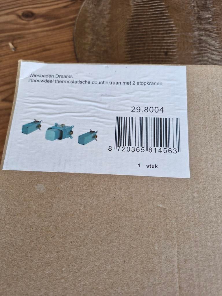 Wiesbaden Dreams Inbouwdeel Thermostatische Douchekranen, Doe-het-zelf en Verbouw, Ophalen of Verzenden