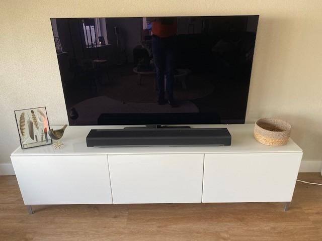 Wit Ikea dressoir, Ophalen, Gebruikt, 25 tot 50 cm, 150 tot 200 cm