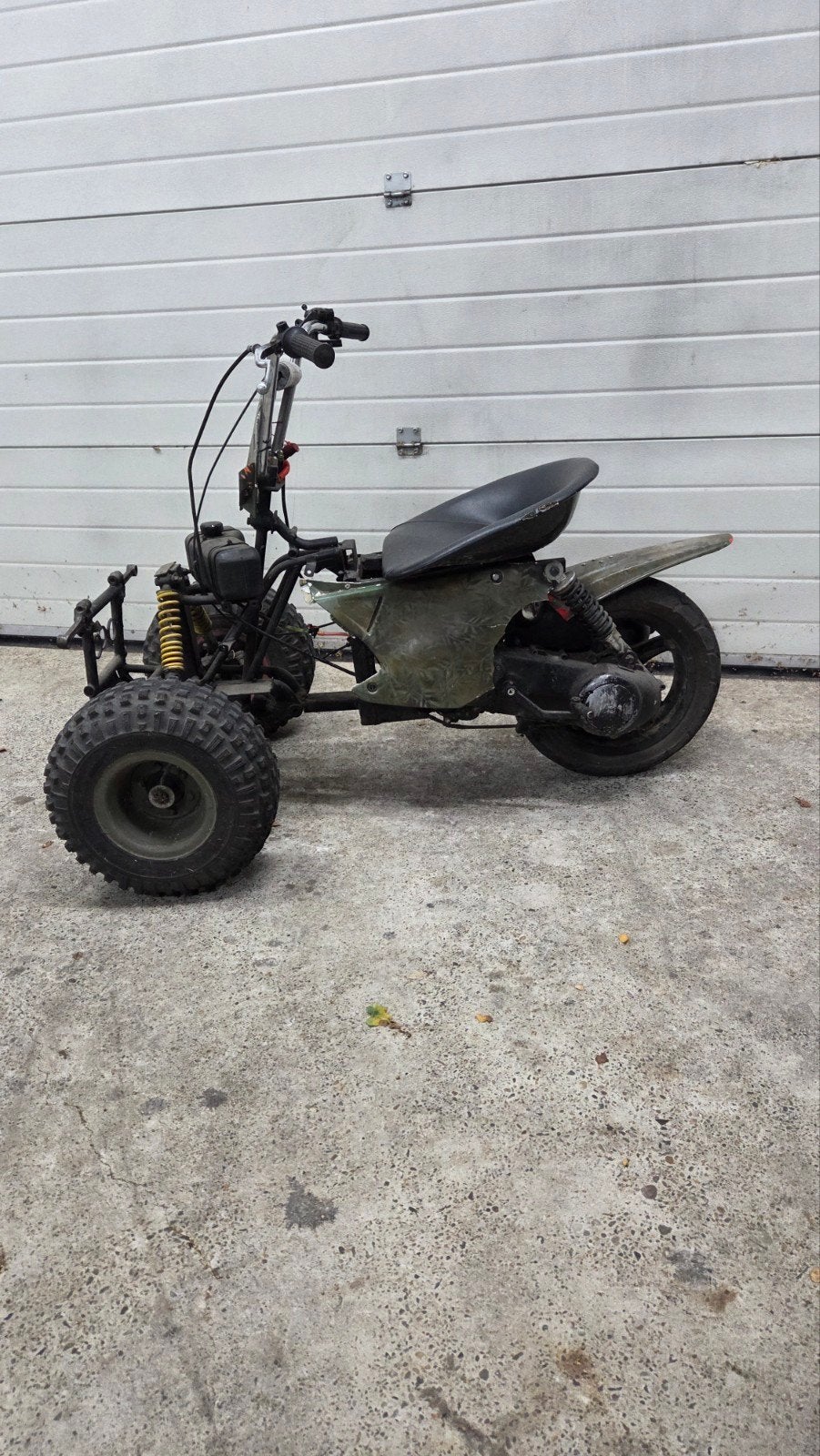 zelfbouw minibike quad piaggio scooter motor, Fietsen en Brommers, Ophalen, Gebruikt, Overige typen
