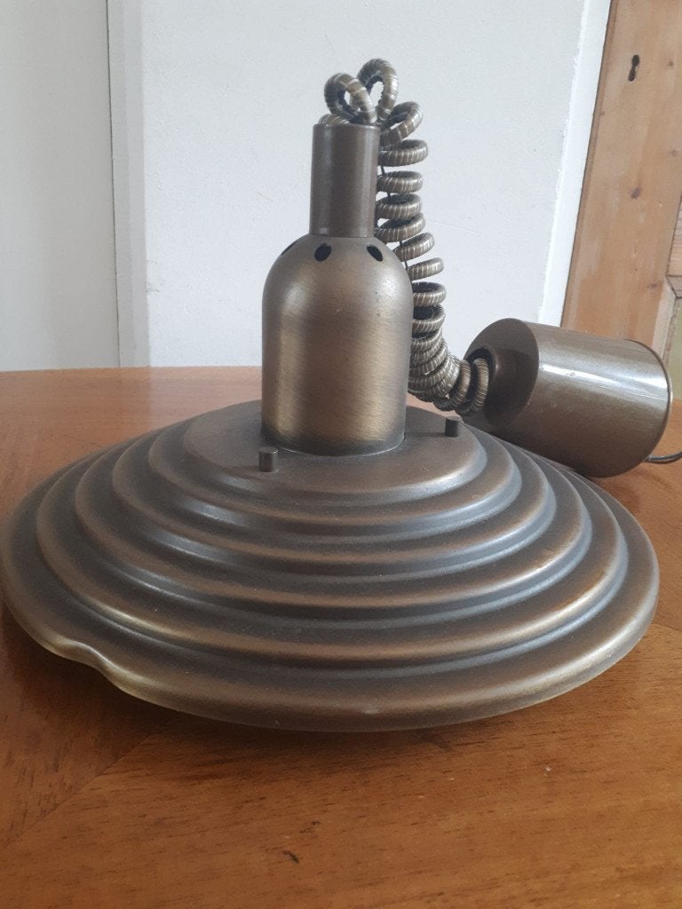 Elettrolampart Italiaanse metalen hanglamp, Ophalen of Verzenden, Gebruikt, Metaal