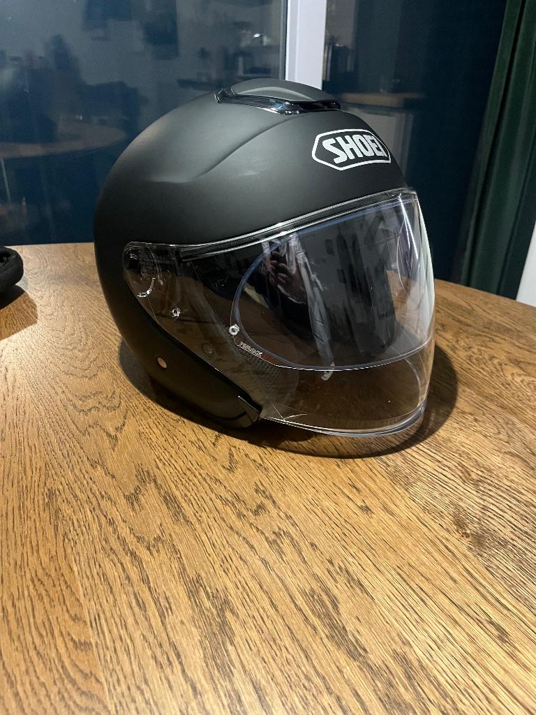 Shoei J-Cruise open face/jet helm maat xxl zo goed als nieuw, Motoren, Kleding | Motorhelmen, Dames, Jethelm, Ophalen of Verzenden
