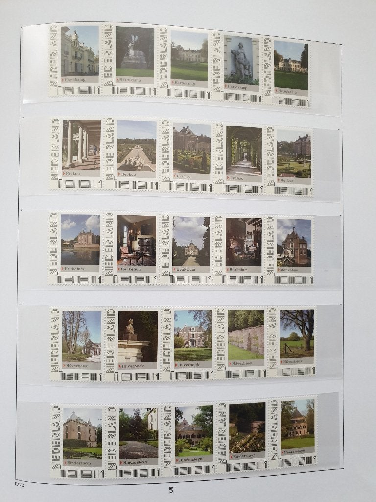 Nederland Complete Serie: Buitenplaatsen (250 stuks), Ophalen of Verzenden, Na 1940, Postfris
