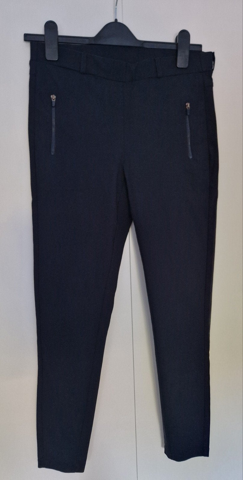 Donkerblauwe travelstof broek van Studio Anneloes maat S., Studio Anneloes, Blauw, Ophalen of Verzenden, Maat 36 (S)