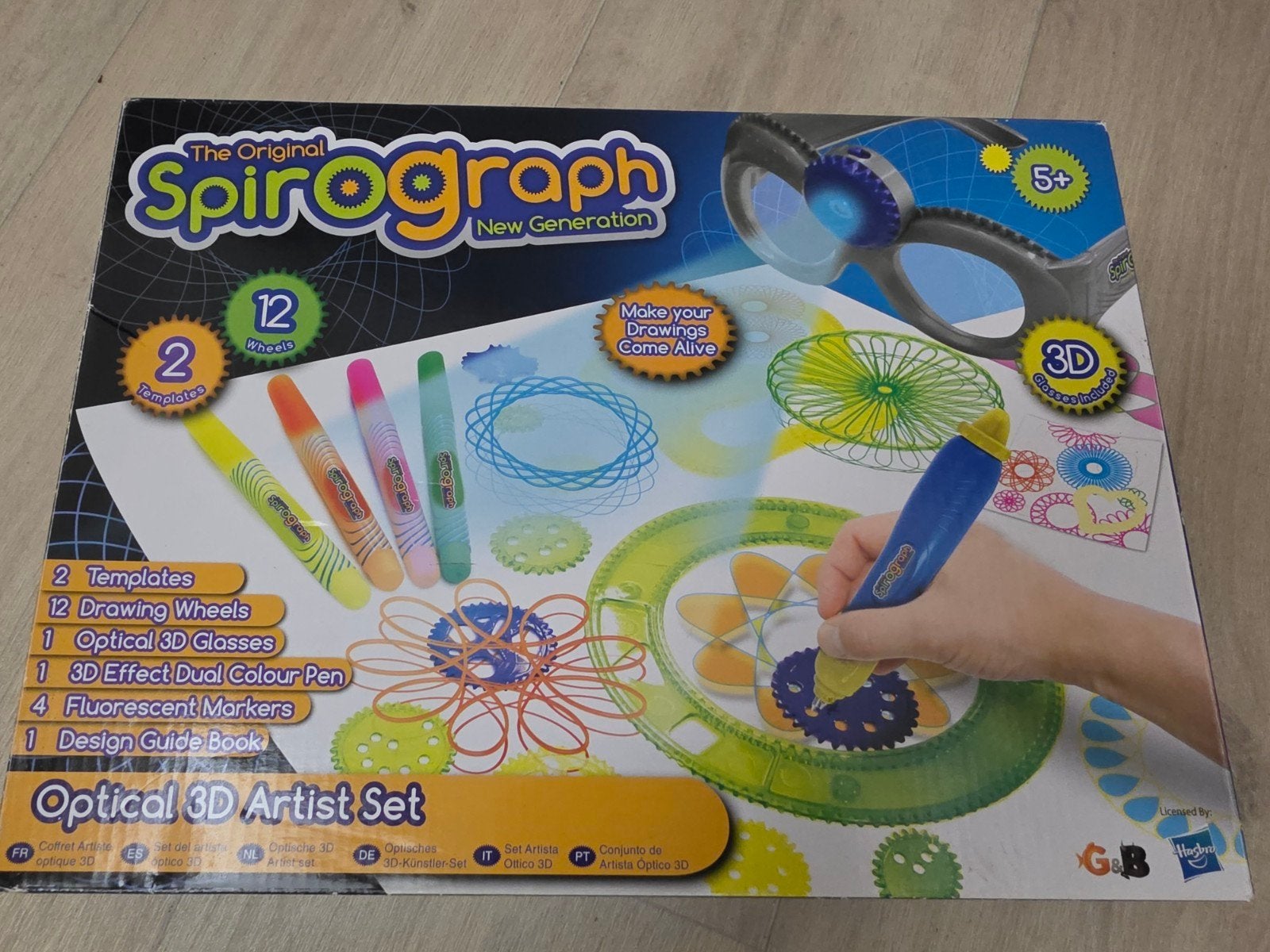 Spirograph Optical 3D Artist Set, Ophalen of Verzenden, Zo goed als nieuw, Bouwen, Met licht