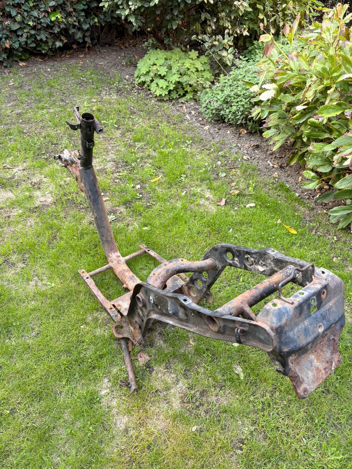 Piaggio zip type 1 frame, Ophalen