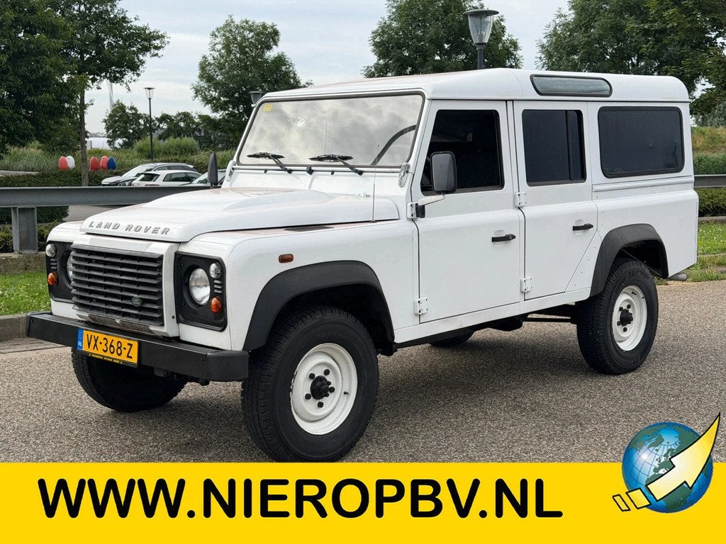 Land Rover Defender 2.4TD HT 110S 4x4 Airco Trekhaak 107000K, Auto's, Land Rover, Gebruikt, 4 cilinders, 1925 kg, 2 stoelen