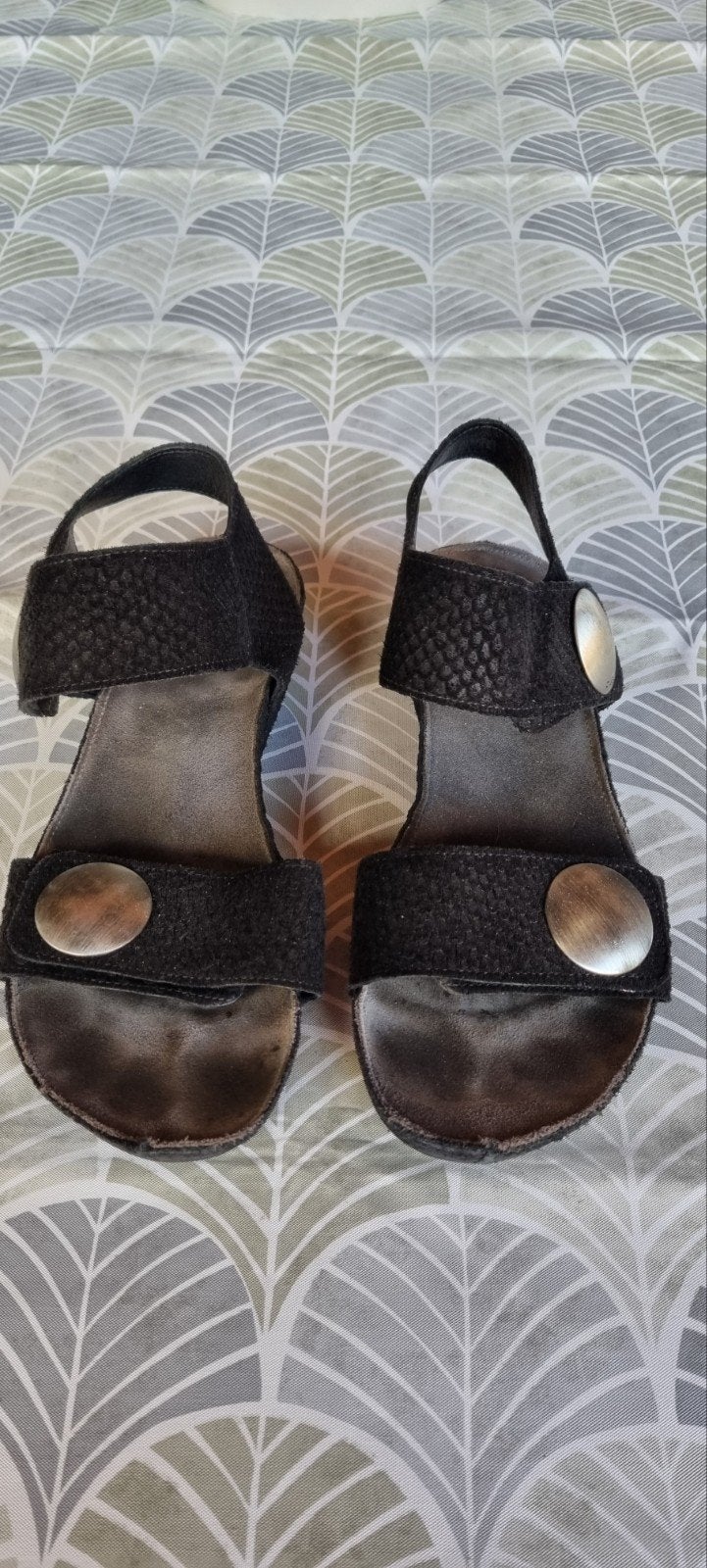 Ca'shott sandalen maat 39, Zwart, Gedragen, Ca'shott, Sandalen of Muiltjes