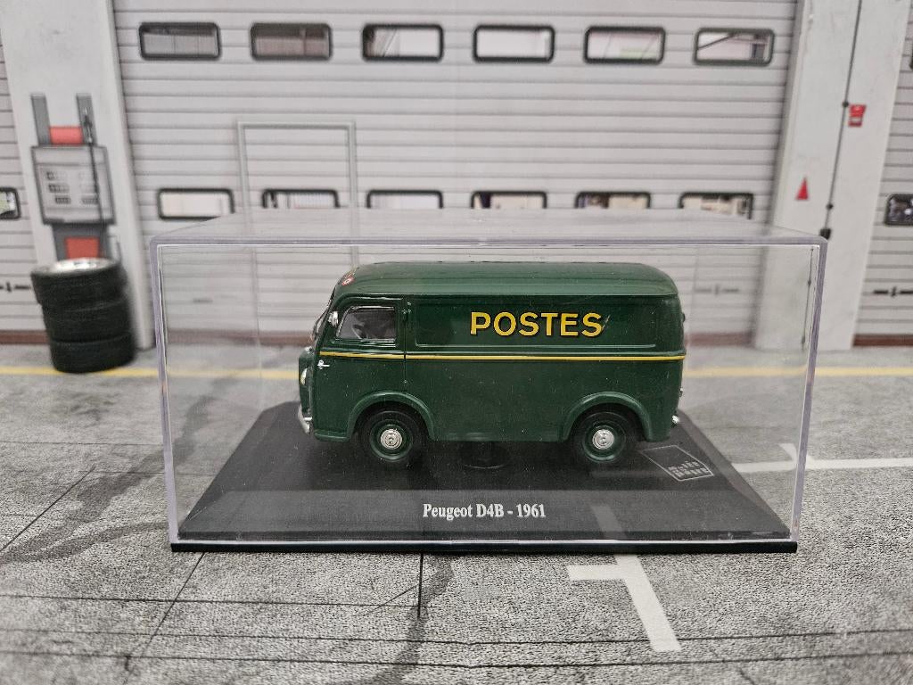 Norev Peugeot D4B 1961 1/43 in box, Ophalen of Verzenden, Zo goed als nieuw, Auto, Norev