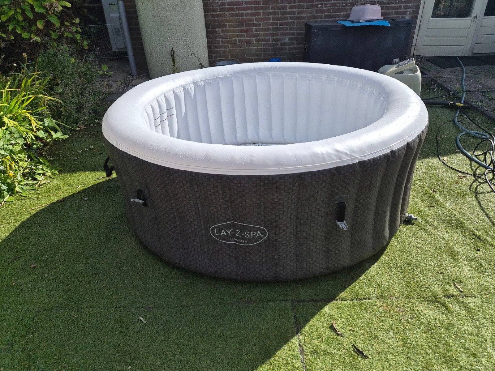 Lay-Z-Spa Havana opblaasbare jacuzzi met afdekhoes, Ophalen, Gebruikt, Afdekzeil, Opblaasbaar