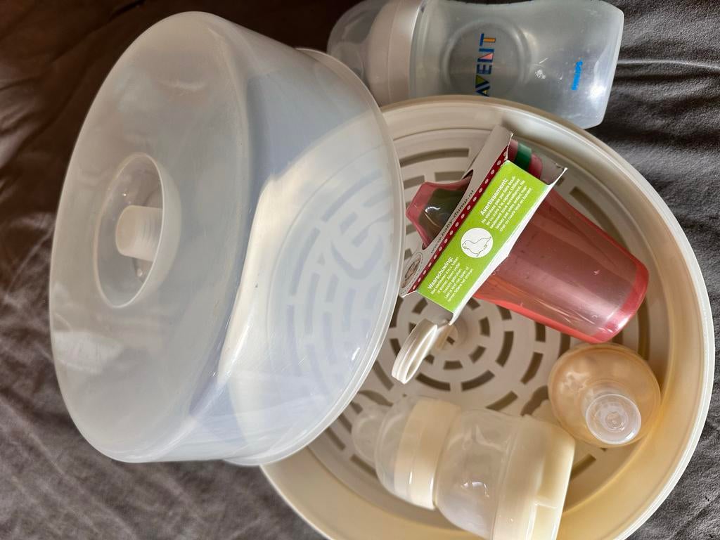 Baby spullen: slaapzak, warmtekruik, speelrek, sterilisator, Ophalen of Verzenden, Gebruikt