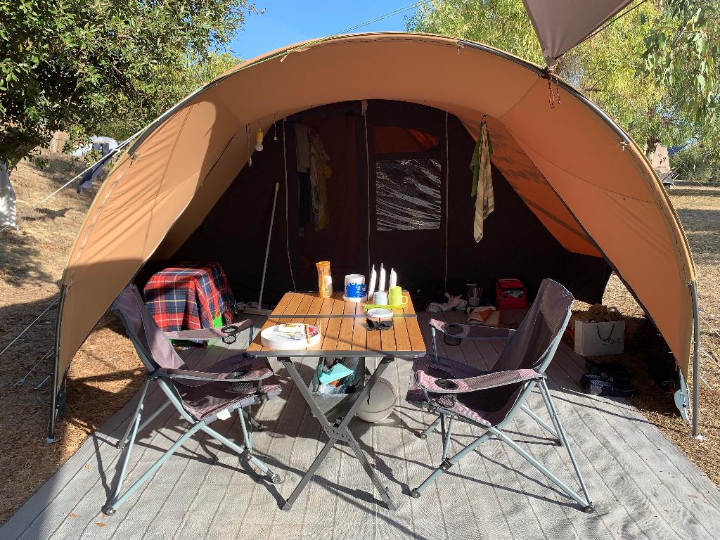 De Waard tent, Caravans en Kamperen, Tenten, Ophalen, Zo goed als nieuw, Tot en met 5