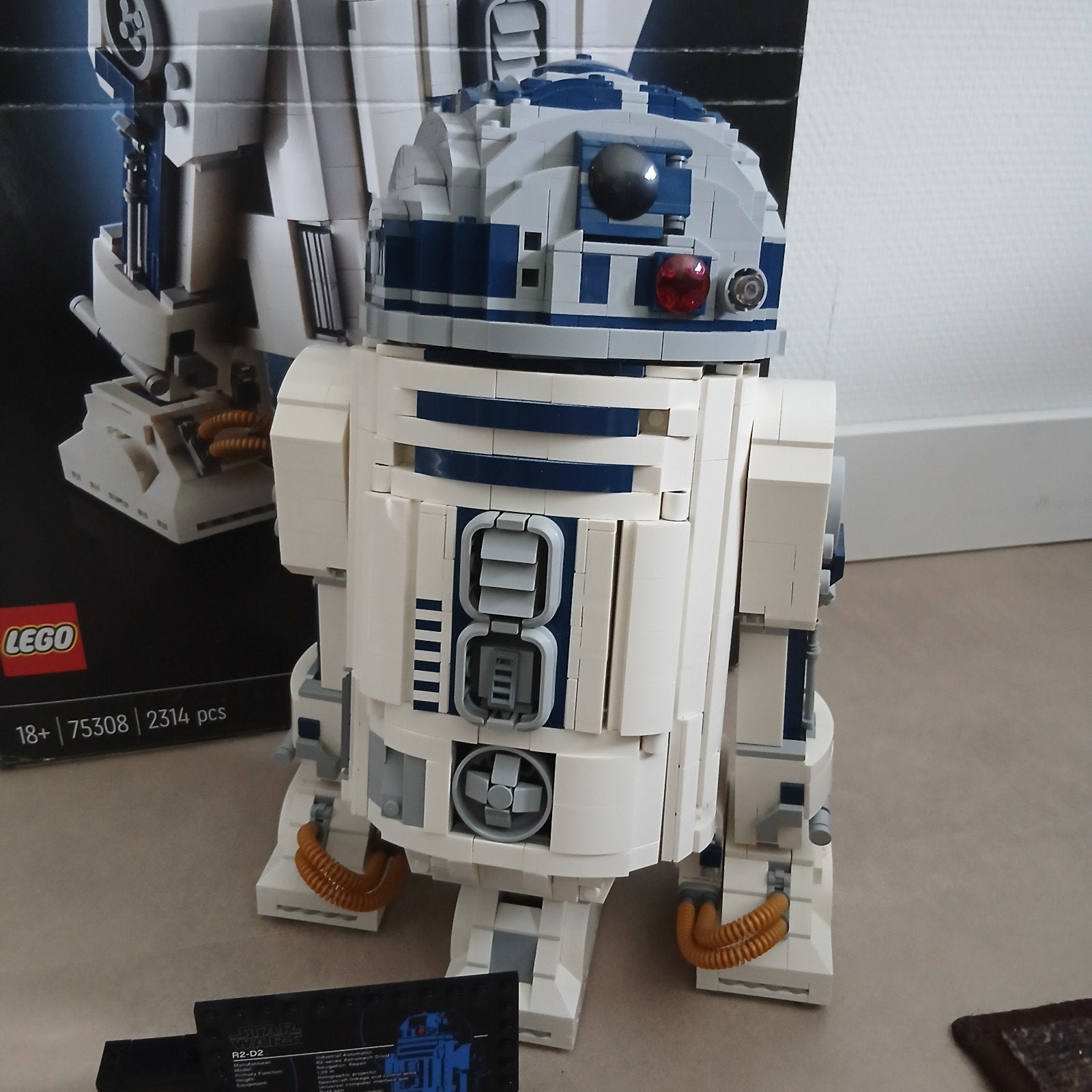 LEGO Star Wars R2-D2 (75308) - Zo goed als nieuw, Ophalen of Verzenden, Zo goed als nieuw, Overige merken