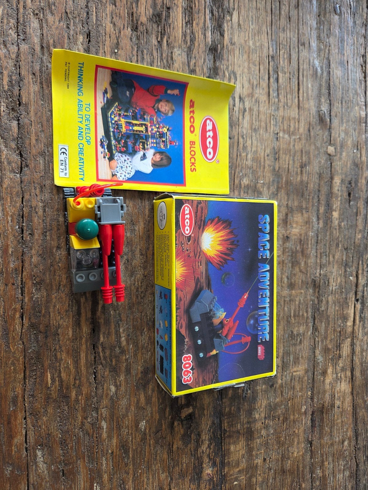 Atco Space Adventure 8063 - Lego knock-off jaren '80, Ophalen of Verzenden, Gebruikt, Overige merken