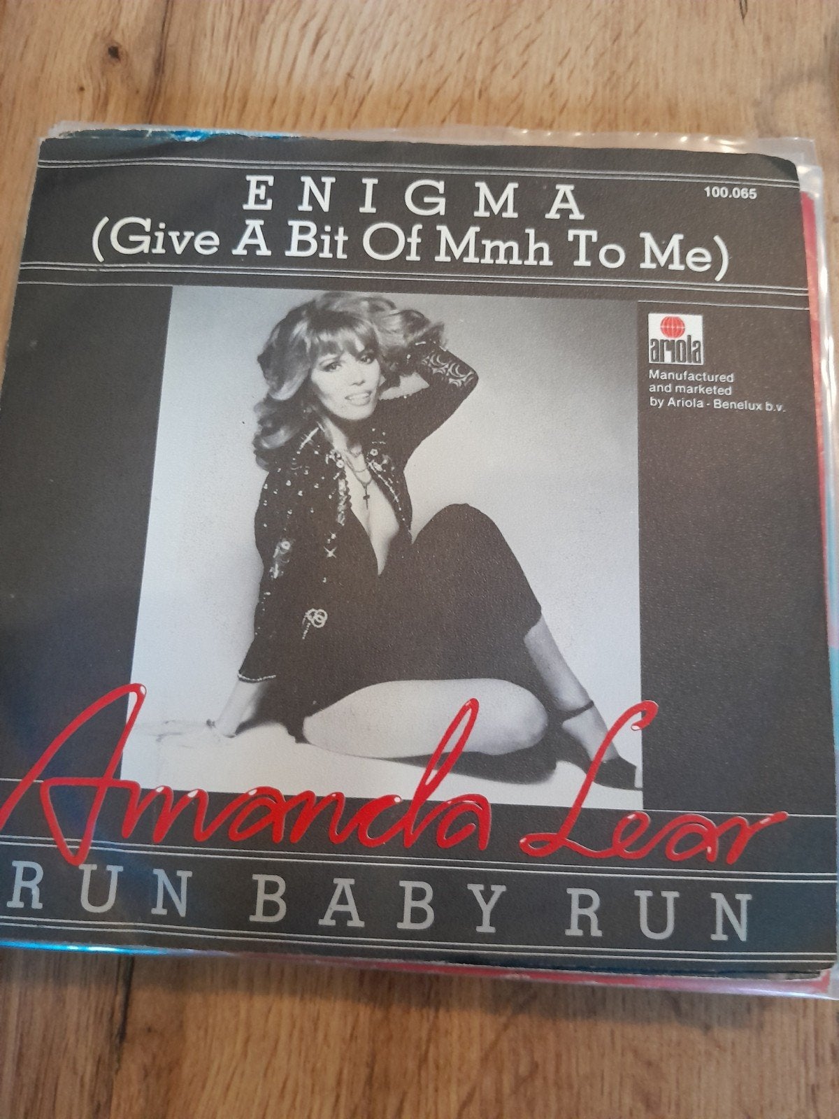 amanda lear 7 inch run baby run, Cd's en Dvd's, Vinyl Singles, Ophalen of Verzenden, Zo goed als nieuw, Pop