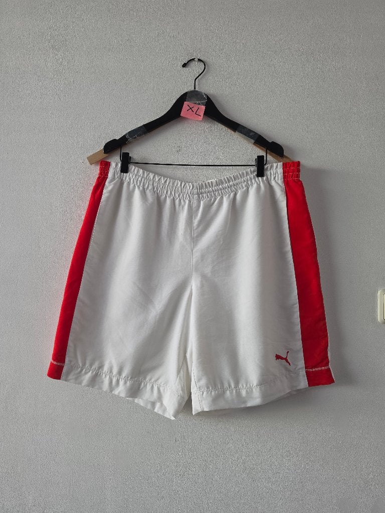 Puma korte broek maat XL, Puma, Wit, Maat 56/58 (XL), Ophalen of Verzenden