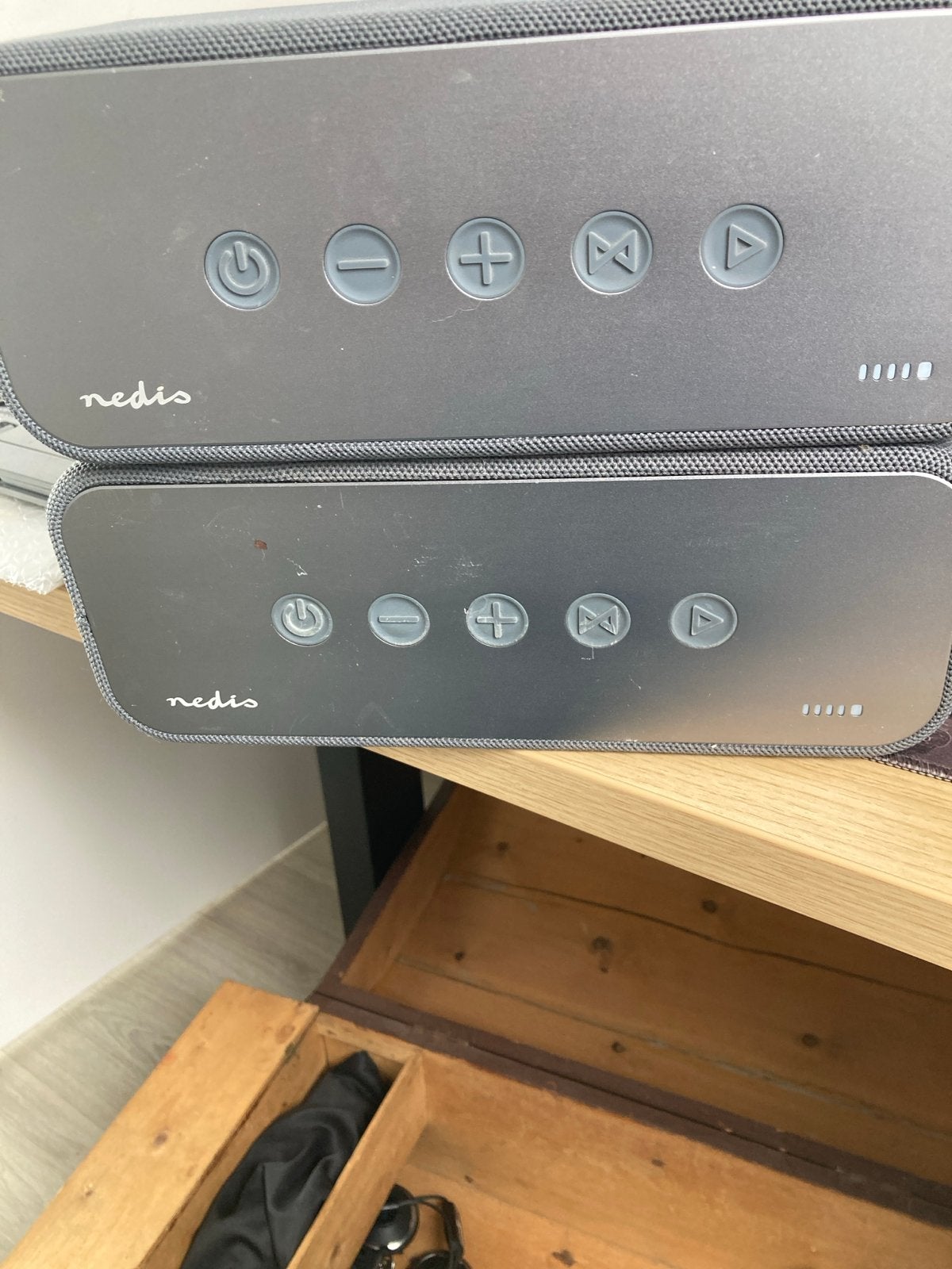 Nedis Bluetooth Speakerset SPBT2003GY - Draadloos Geluid, Overige merken, Overige typen, Ophalen of Verzenden, Zo goed als nieuw