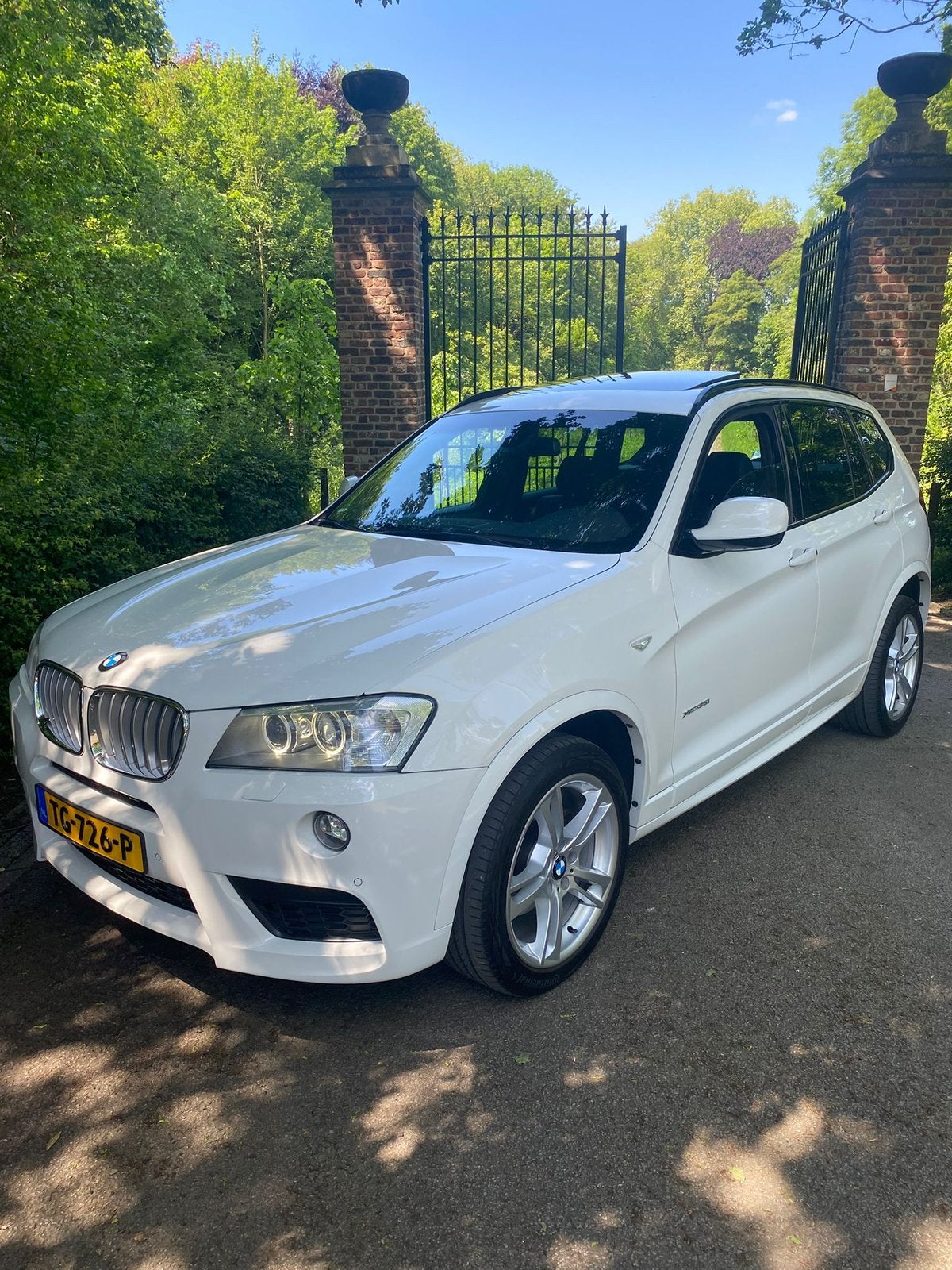 BMW X3 xDrive35i M Sport Pano Zwart leer Xenon, Auto's, Automaat, 1780 kg, Zwart, Wit