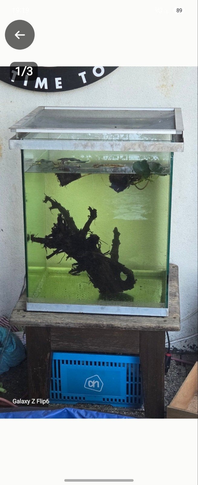 gratis aquarium, Ophalen, Zo goed als nieuw, Leeg aquarium