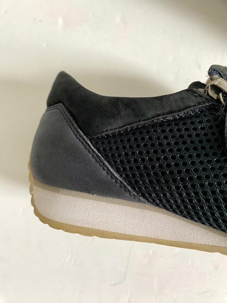 H562 Gabor Comfort maat 38=5 W=G schoenen sneakers d-blauw, Blauw, Gabor, Ophalen of Verzenden, Sneakers of Gympen