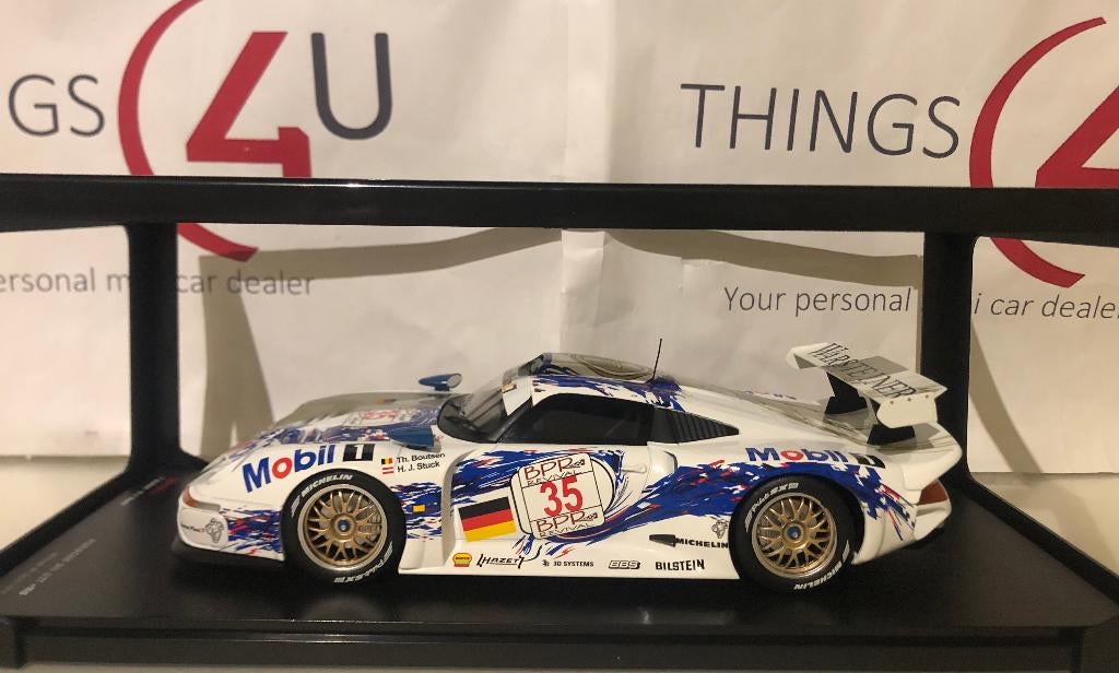 WERK83 1:18 Porsche 911 GT1 #35 winnaar 4h Spa 1996 Boutsen, Ophalen of Verzenden, Nieuw, Auto, Overige merken