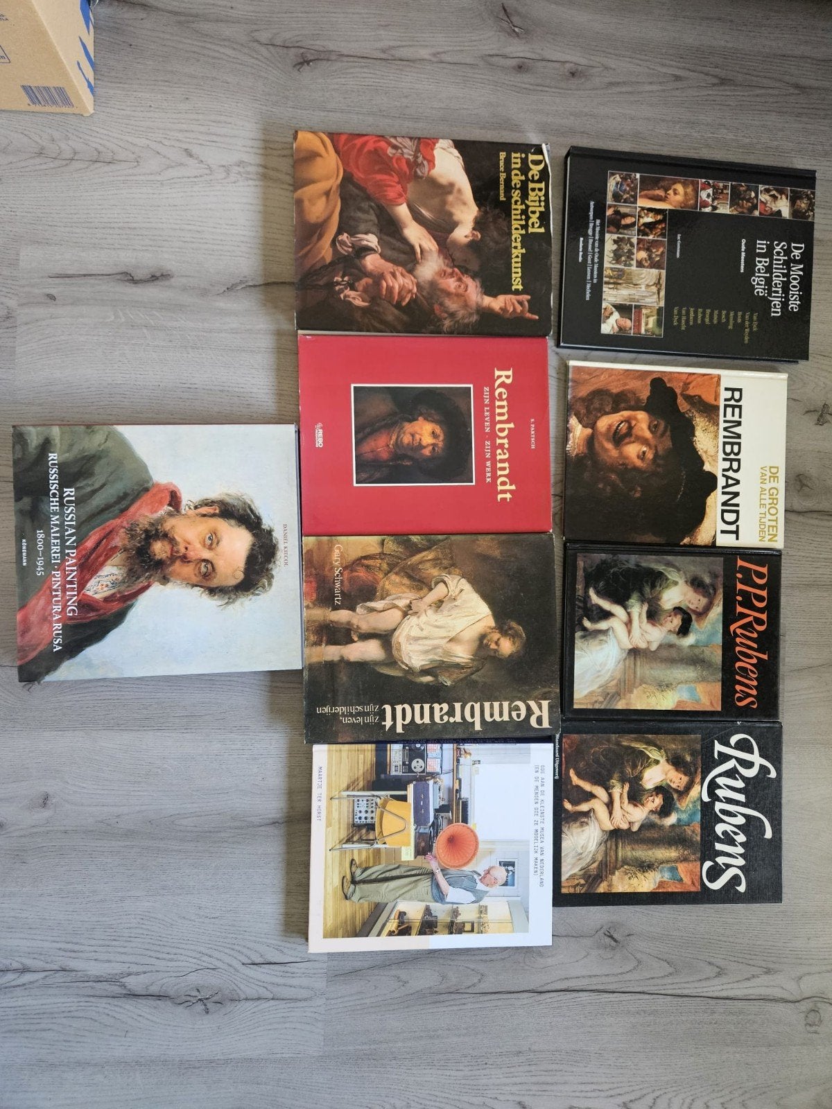 Kunstboeken: Rembrandt, Rubens, Russische schilderkunst, Boeken, Ophalen, Gelezen, Schilder- en Tekenkunst