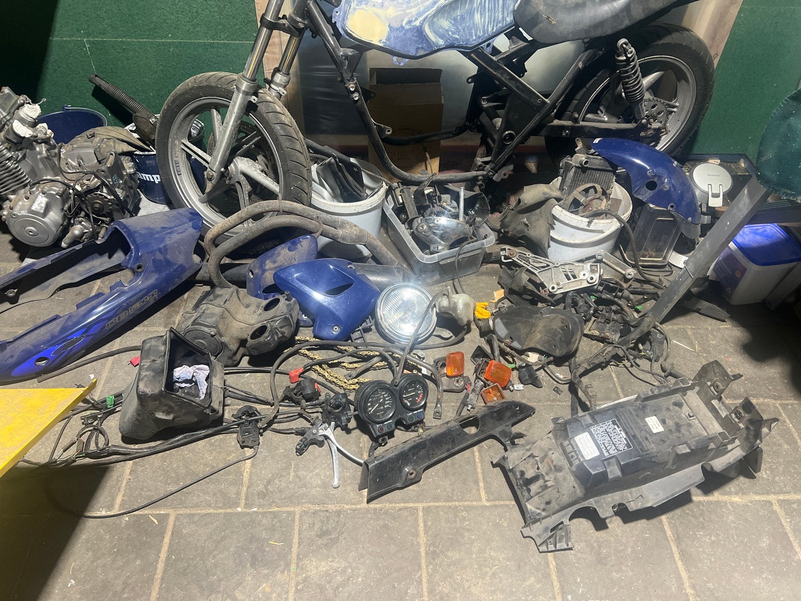 Onderdelen Honda CB500 - Diverse Gebruikte Motorfiets Onderd, Ophalen, Gebruikt