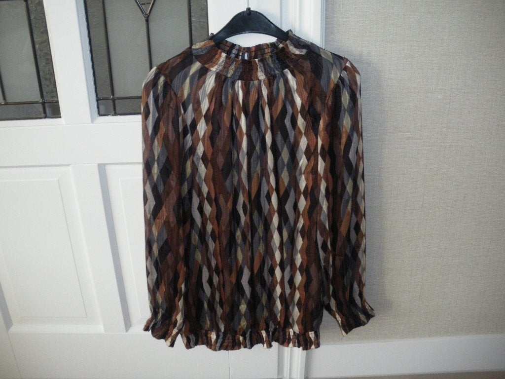 nieuw hele leuke najaars blouse maat 42 merk zizzi, Ophalen of Verzenden, Nieuw, Maat 42/44 (L), Overige kleuren