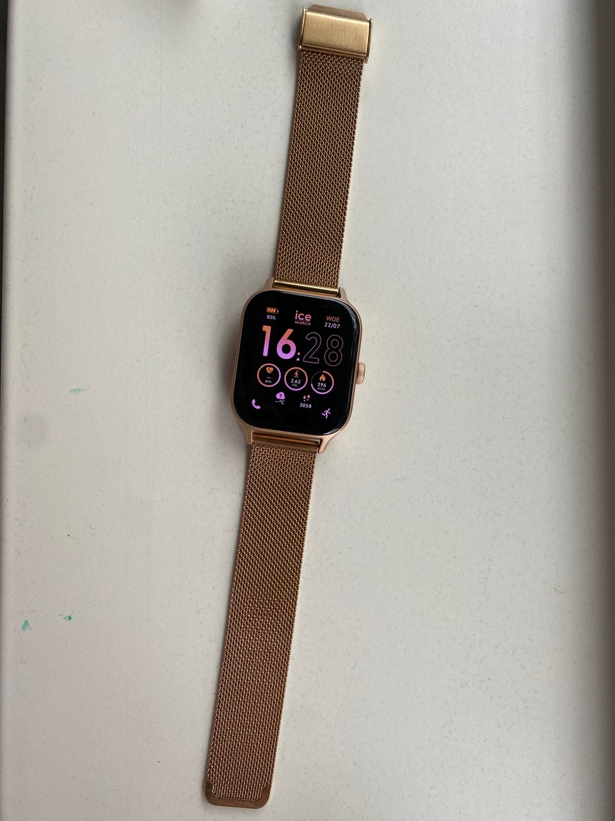 ICE-Watch ICE Fit RT 3.0 Smartwatch – 36 mm – Roze/Goud, Ophalen, Nieuw, GPS, Android