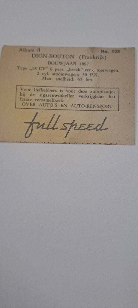 full speed virginia, Ophalen of Verzenden, Gebruikt, Overige typen