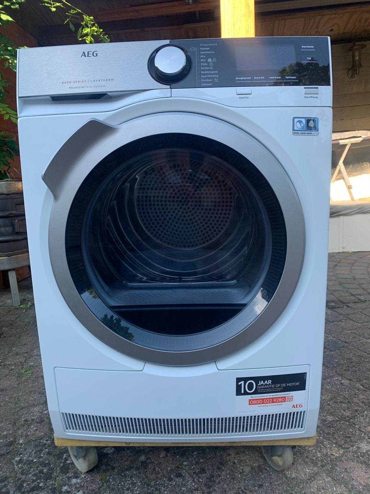 AEG Lavatherm 8000 Series AbsoluteCare Systeem Droger, Ophalen, 8 tot 10 kg, Zo goed als nieuw, Voorlader