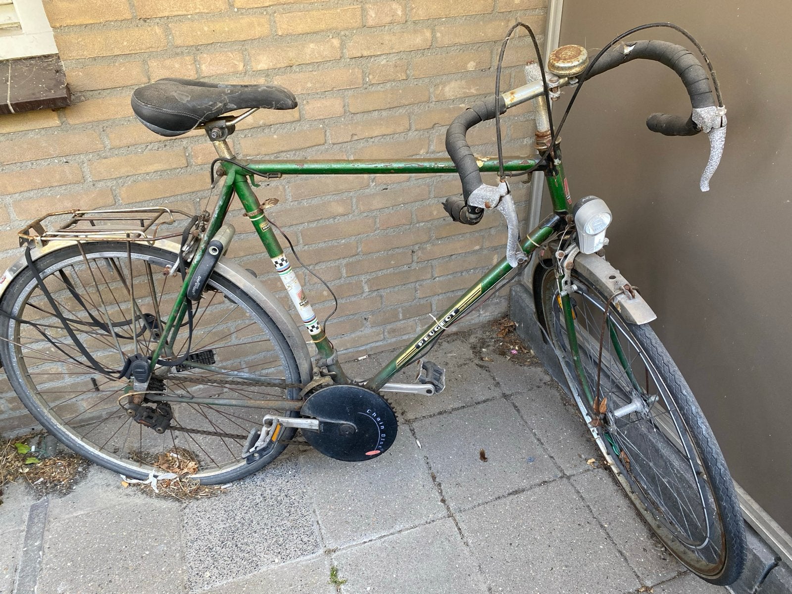Vintage Peugeot racefiets - opknapper, 28 inch, Gebruikt, 10 tot 15 versnellingen, Velgrem