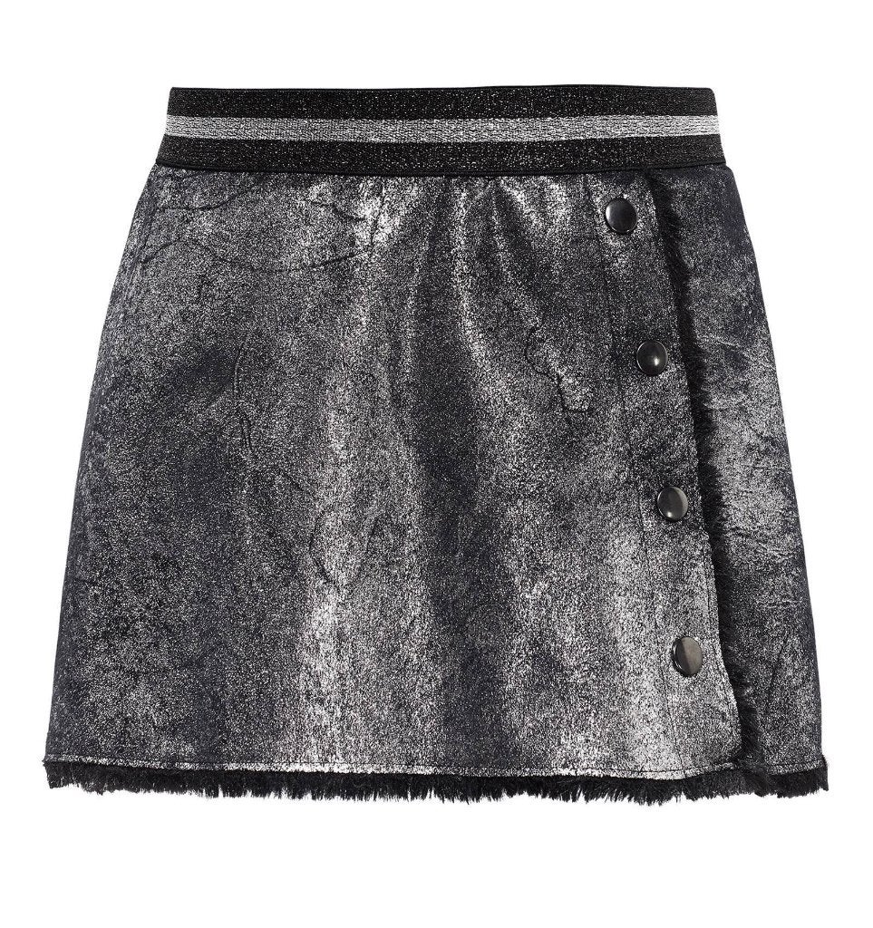 ZGAN Didi Rok, Rokje, Zwart Zilver, Winterrok Warm 134, 140, Meisje, Ophalen of Verzenden, Zo goed als nieuw, Didi