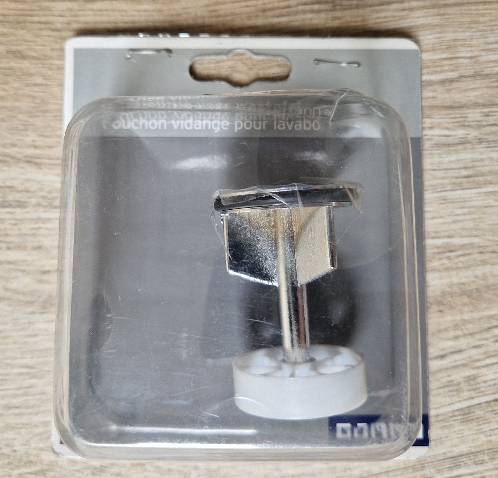 Gamma waste-stop voor wastafel, Doe-het-zelf en Verbouw, Sanitair, Ophalen of Verzenden, Nieuw, Chroom, Wastafel