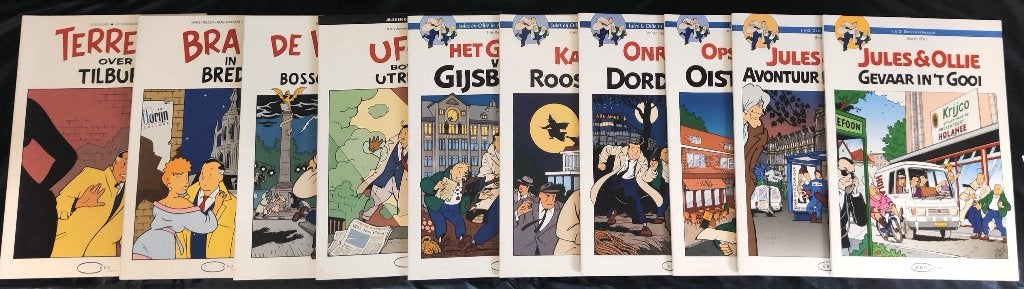 10 stripboeken van Jules & Ollie Allemaal in nieuwstaat, Meerdere stripboeken, Ophalen of Verzenden, Zo goed als nieuw