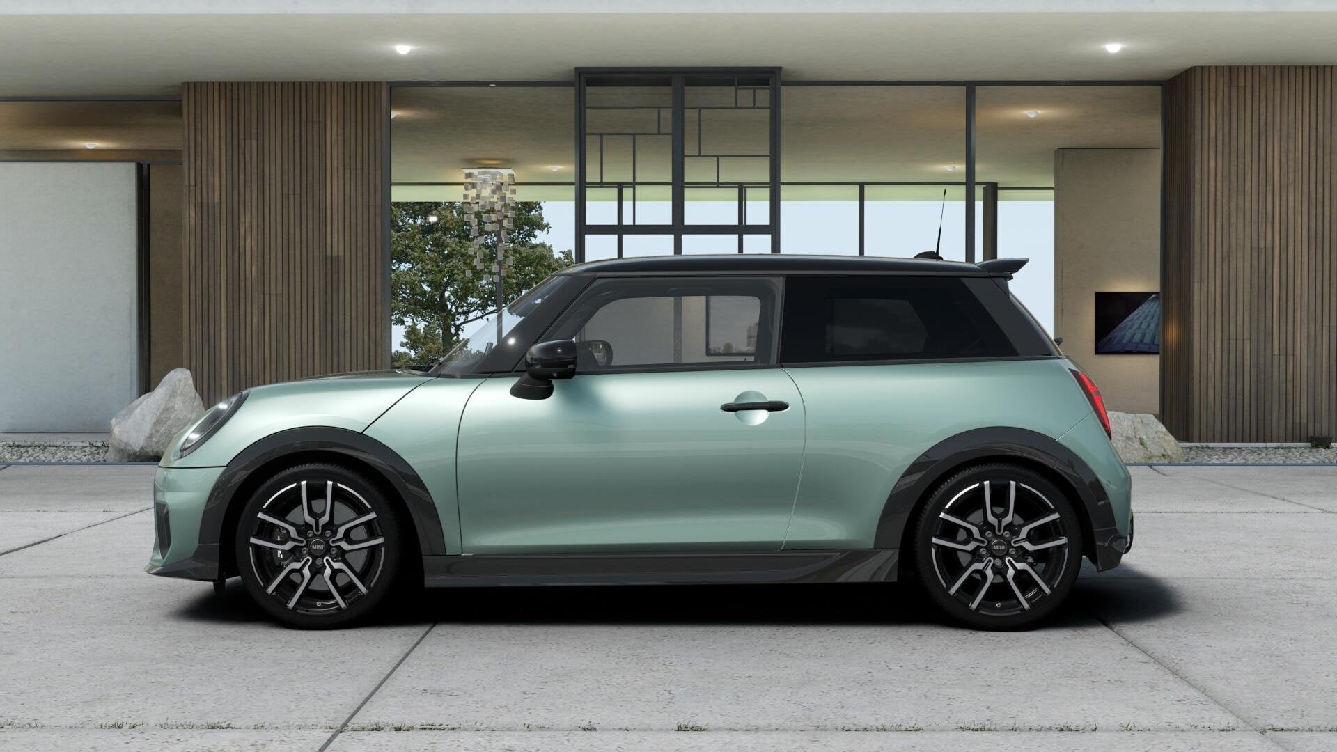 MINI 3-Deurs Cooper C John Cooper Works Uitvoering | Pakket, Auto's, Stoelverwarming, Stof, 156 pk, 4 stoelen