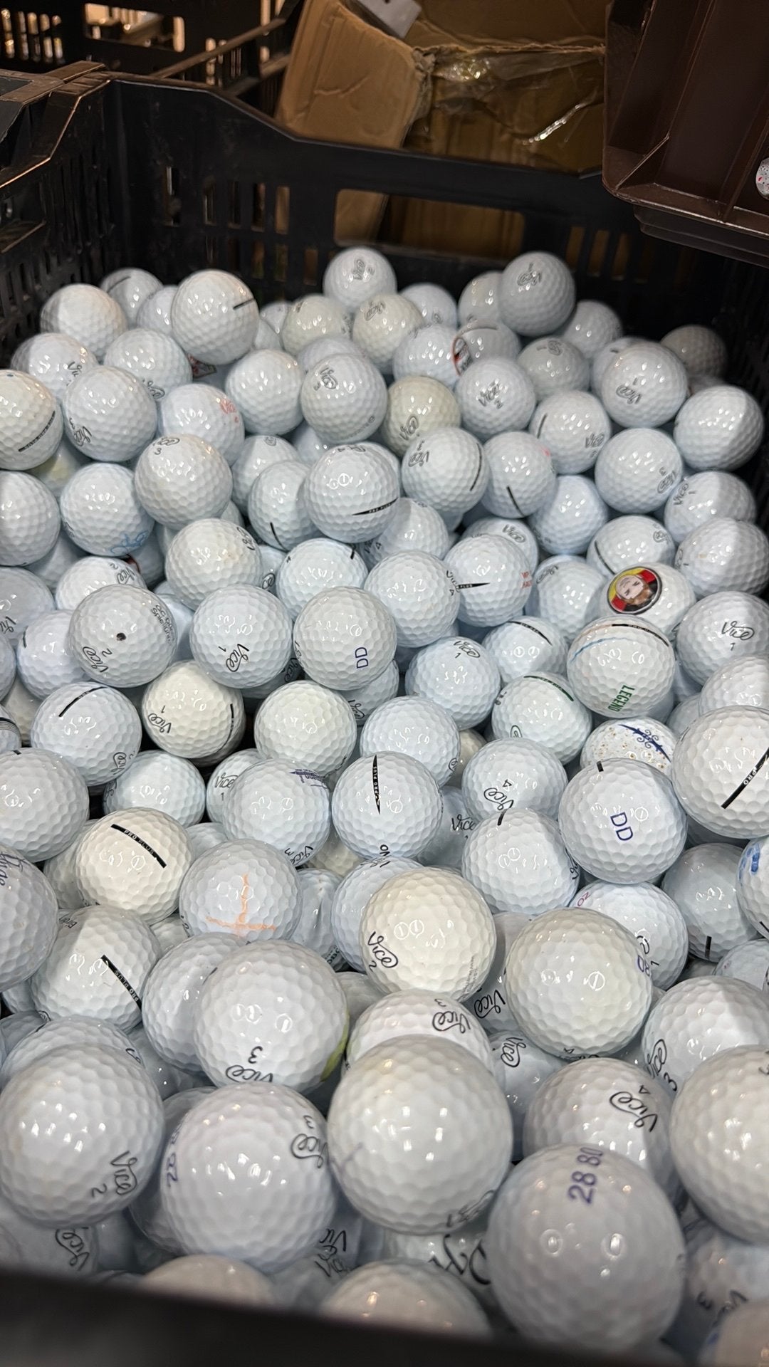 Vice Pro / Pro soft of Pro air  golfballen 50x, Ophalen of Verzenden, Zo goed als nieuw, Bal(len)