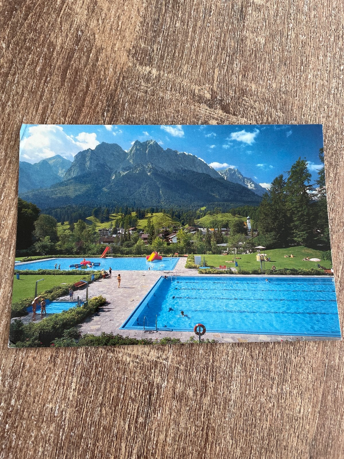 Ansichtkaart Zugspitzbad Grainau / Oberbayern - Huber, Ophalen of Verzenden, Ongelopen, Duitsland