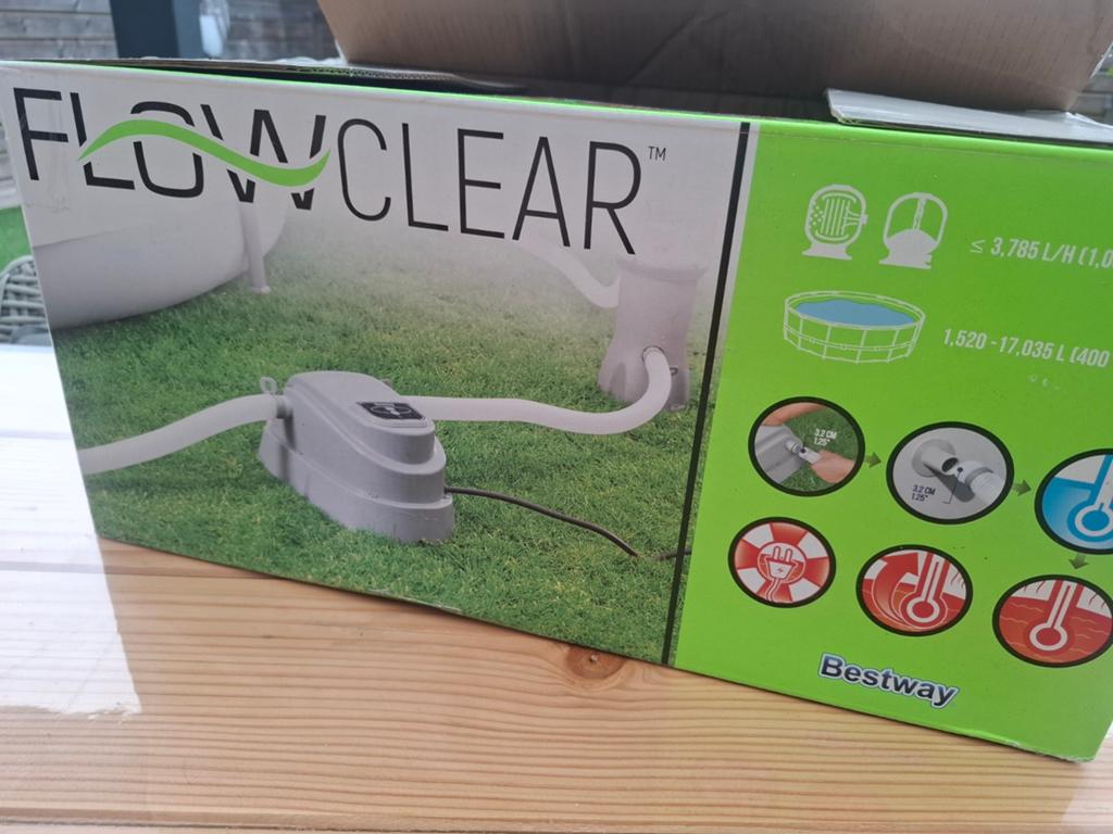 Flowclear zwembadverwarming, Ophalen of Verzenden